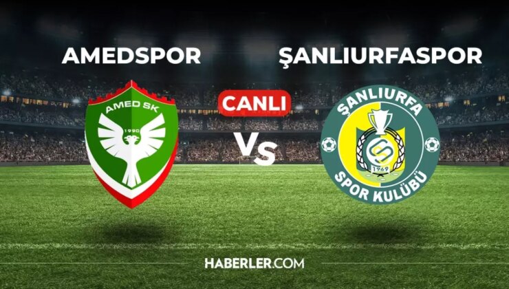 Amedspor Şanlıurfaspor CANLI izle! (ŞİFRESİZ) Amedspor Şanlıurfaspor maçı hangi kanalda?